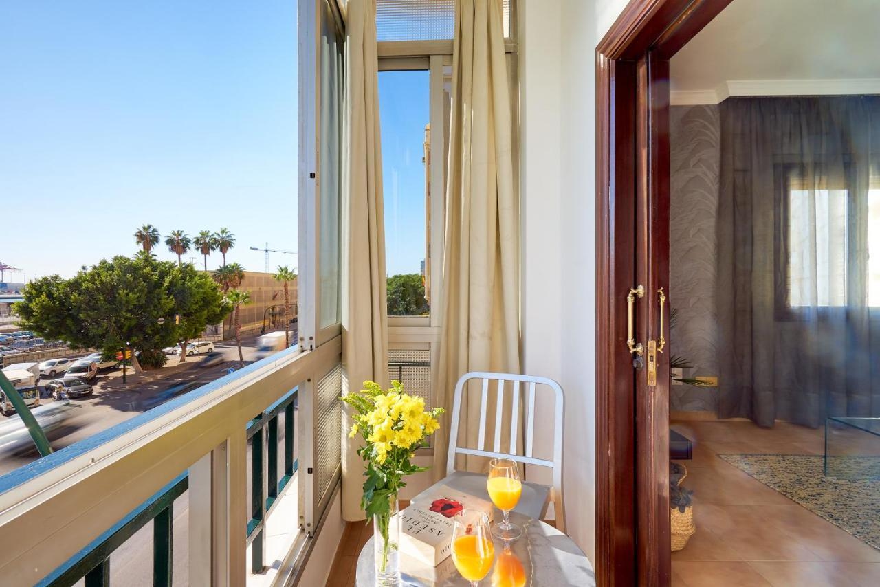 Apartamento En Centro Ciudad Con Vistas Al Mar Málaga Buitenkant foto